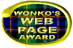 WONKO'S WEB PAGE AWARD LOGO